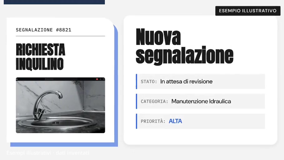 I tuoi immobili, meno pensieri.